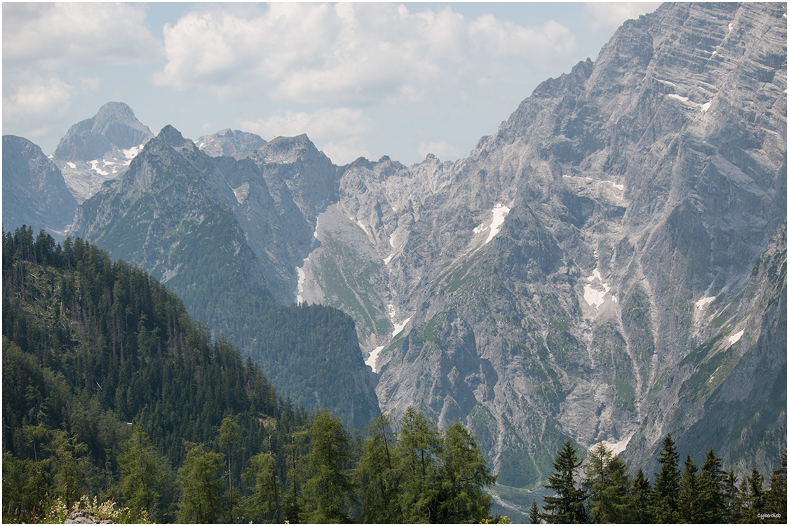 Blick in die Watzmann Ostwand