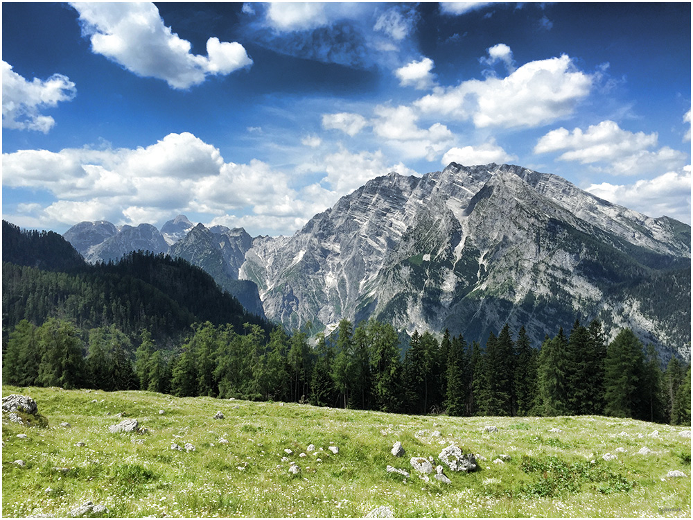 Blick zum Watzmann
