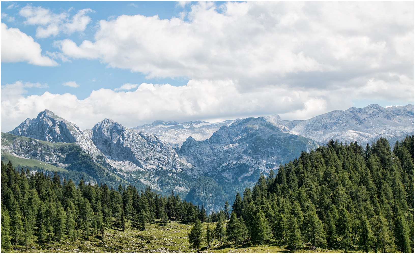 Blick zum steinernen Meer