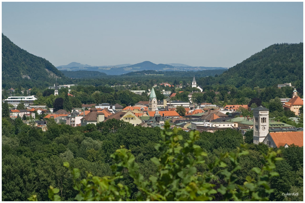 Über denn Dächern von Bad Reichenhall