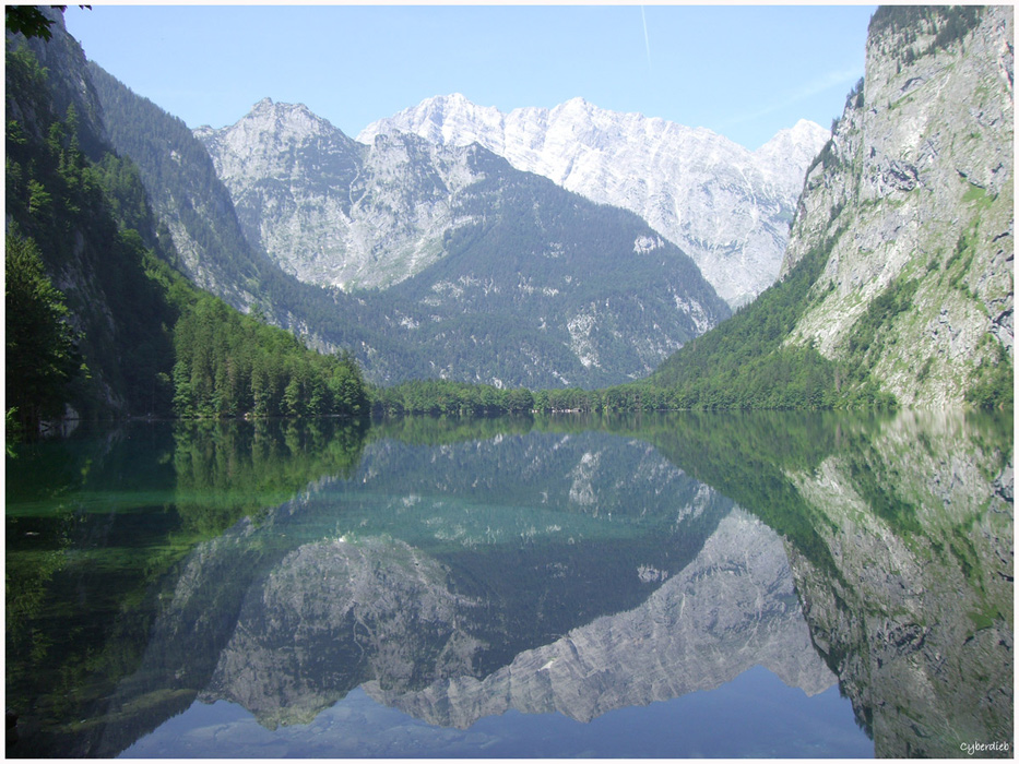 Spieglung im Obersee