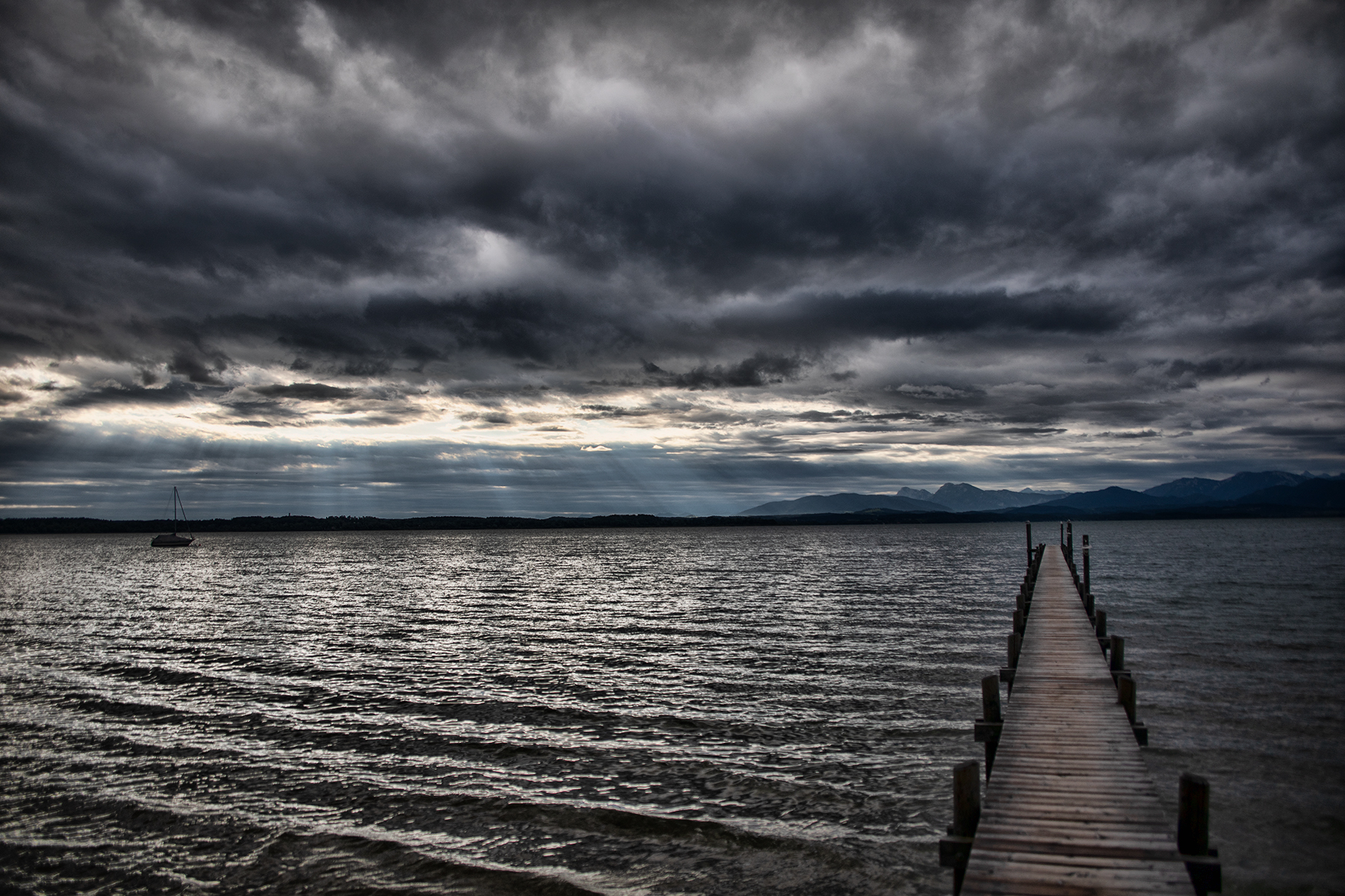 mystische Stimmung am Chiemsee